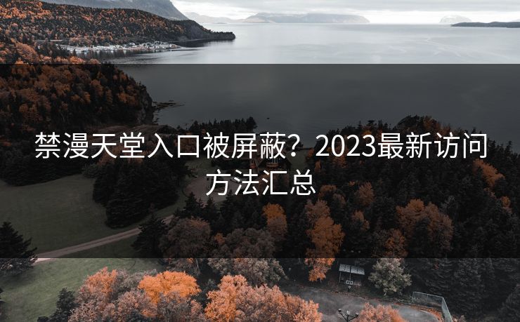 禁漫天堂入口被屏蔽？2023最新访问方法汇总